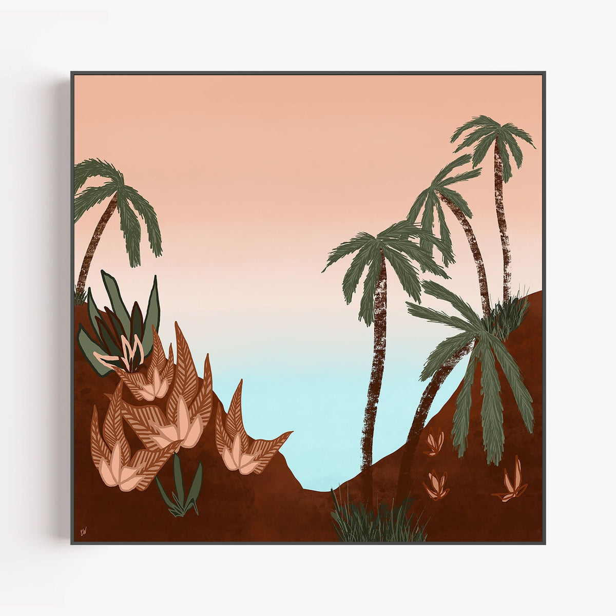 Isle Of Light-by-Carrie Welsh-wall-art-print-canvas-poster-framed-Gioia