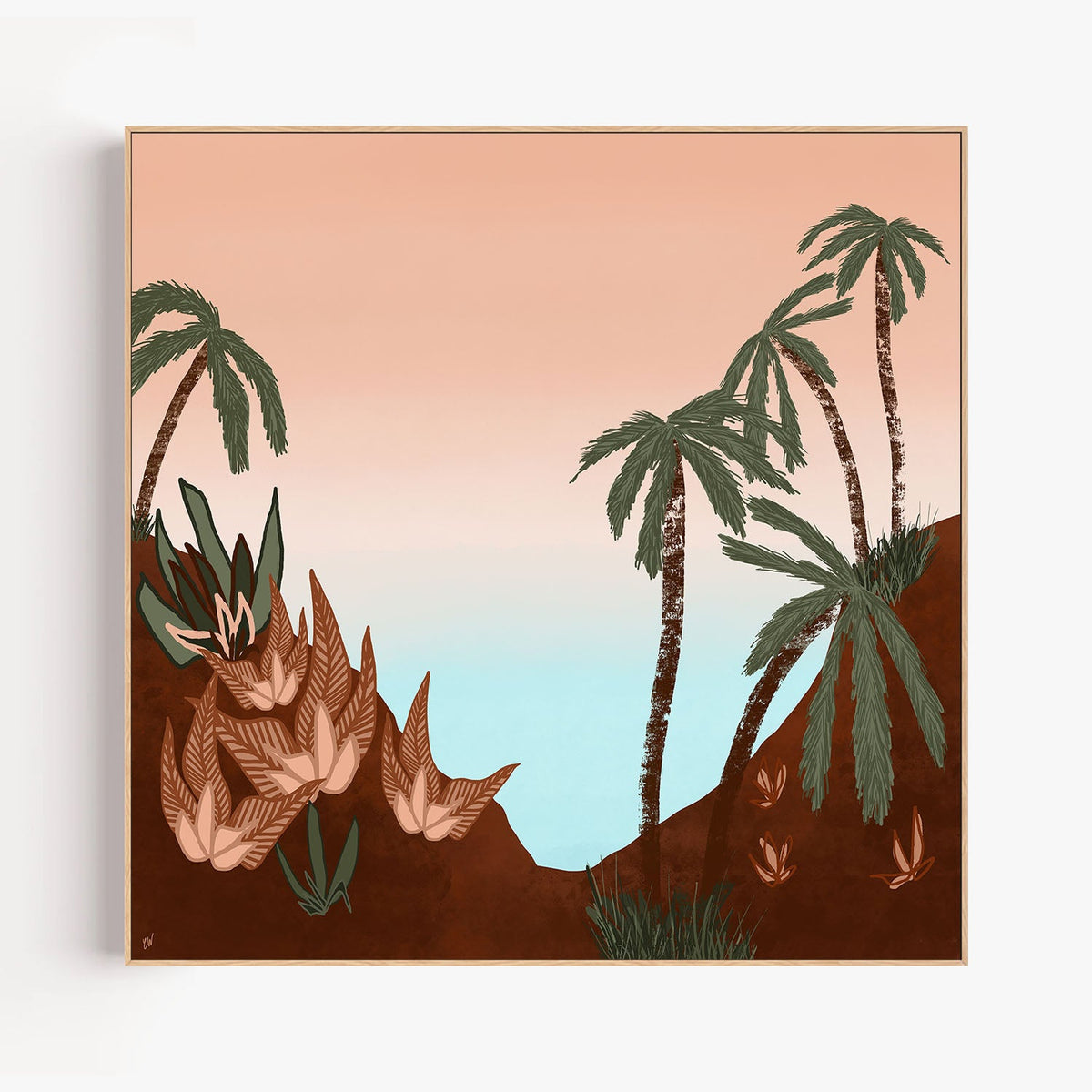 Isle Of Light-by-Carrie Welsh-wall-art-print-canvas-poster-framed-Gioia