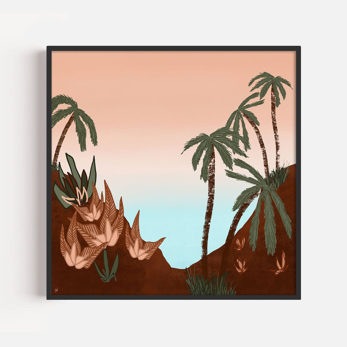 Isle Of Light-by-Carrie Welsh-wall-art-print-canvas-poster-framed-Gioia