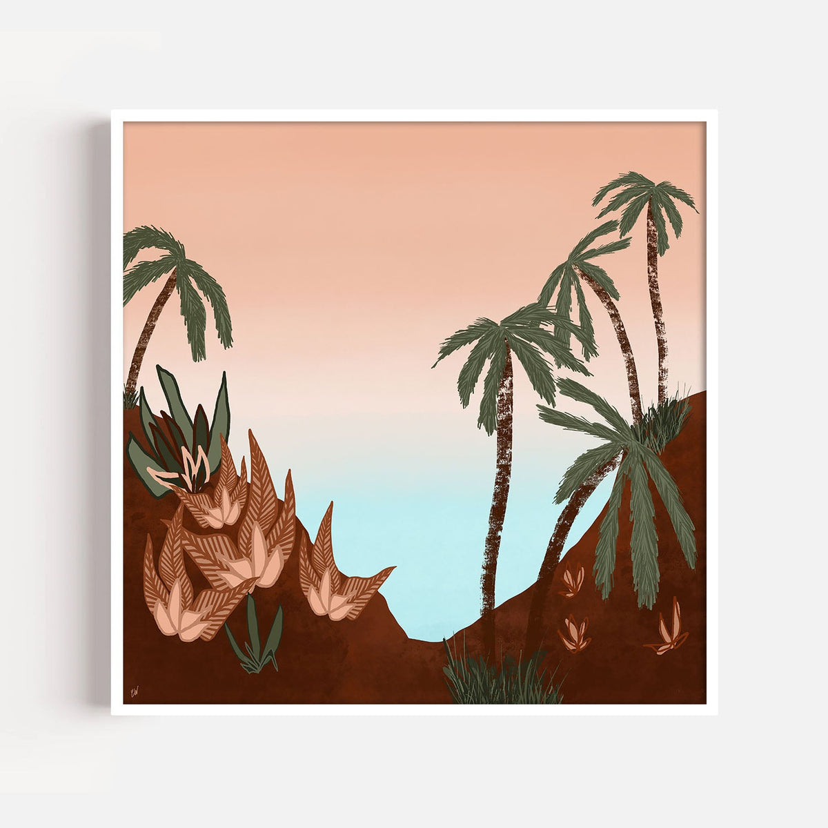 Isle Of Light-by-Carrie Welsh-wall-art-print-canvas-poster-framed-Gioia