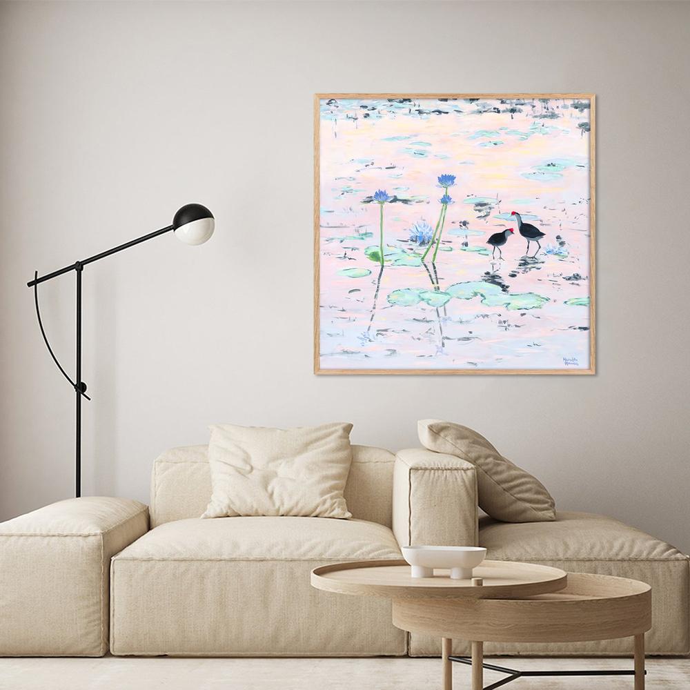 Kakadu Jacana-by-Meredith Howse-wall-art-print-canvas-poster-framed-Gioia