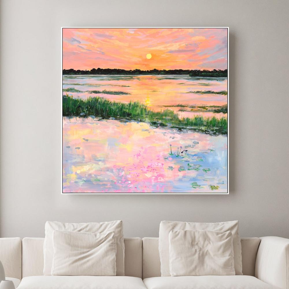 Kakadu Jacana Sunset-by-Meredith Howse-wall-art-print-canvas-poster-framed-Gioia