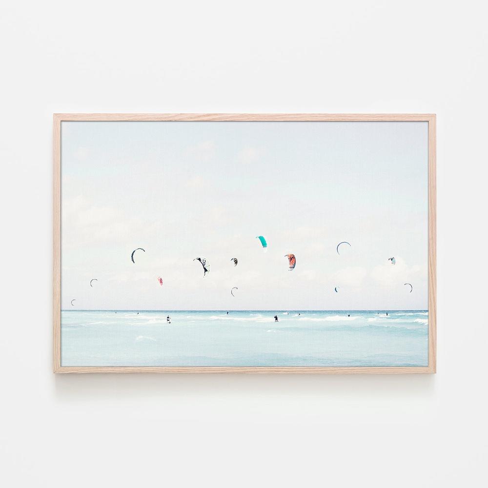 Kite Surfing-by-Gal Pittel-wall-art-print-canvas-poster-framed-Gioia