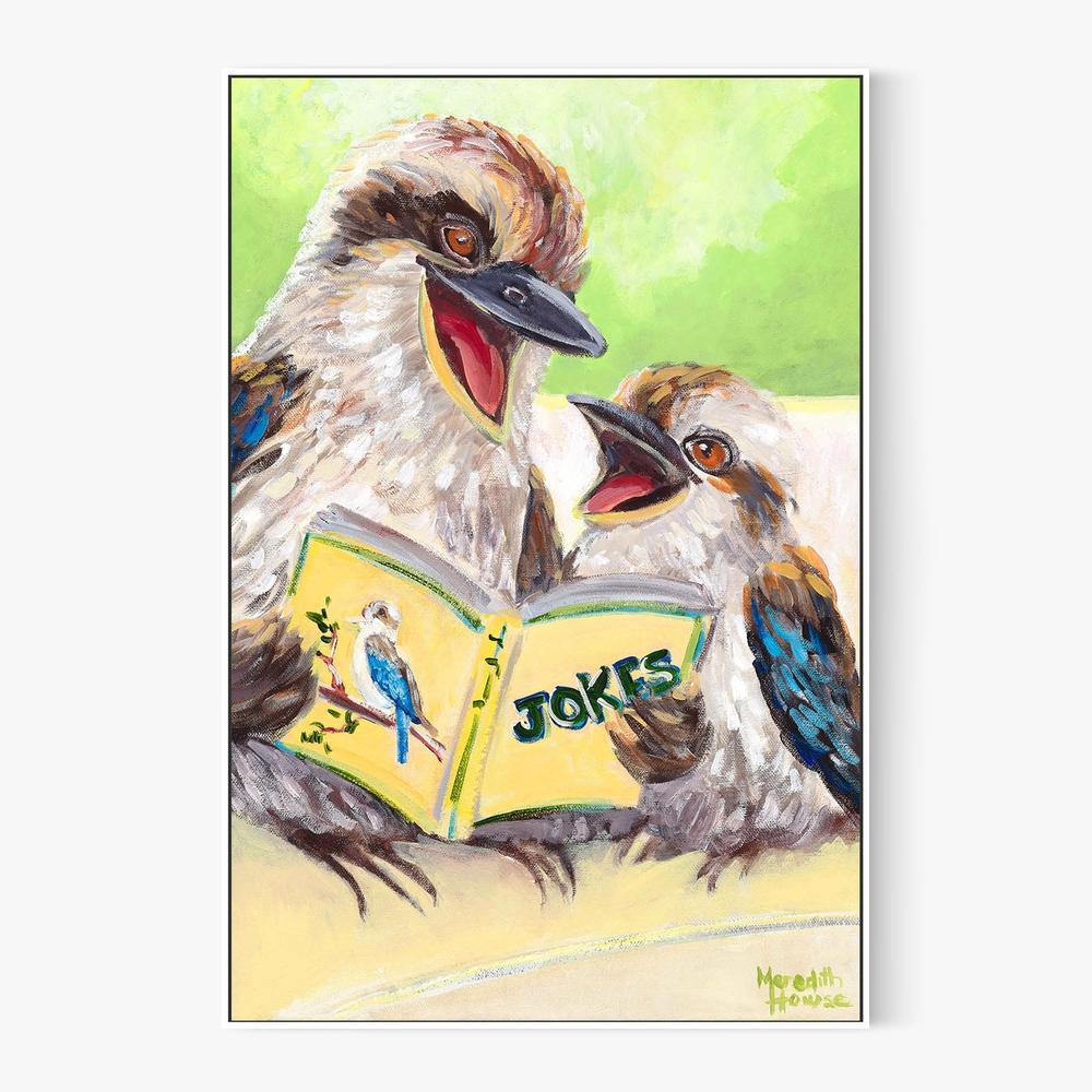 Kookaburra Laugh-by-Meredith Howse-wall-art-print-canvas-poster-framed-Gioia