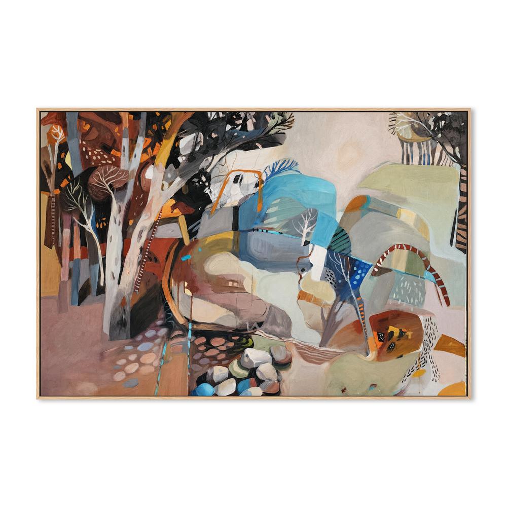 Lakeside Forest-by-Susan Trudinger-wall-art-print-canvas-poster-framed-Gioia