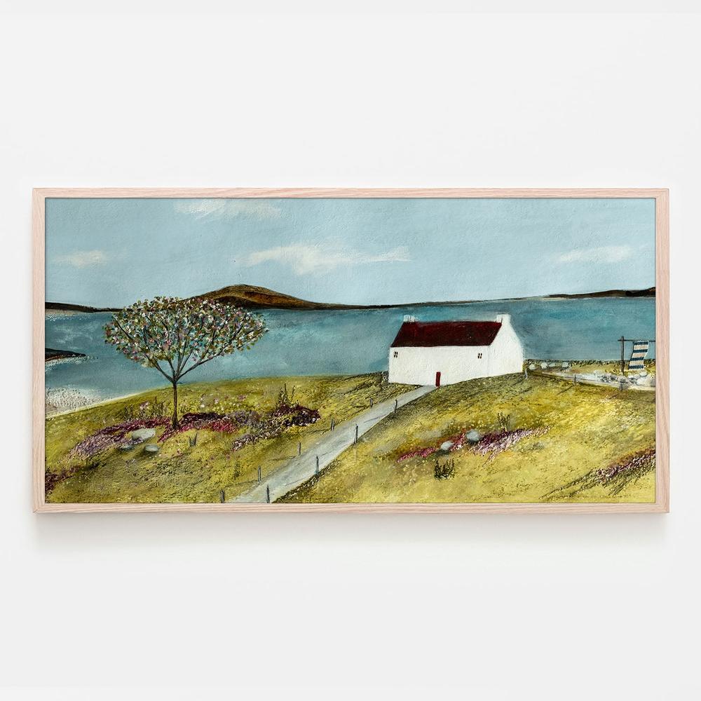 Lakeside View , Style A-by-Louise O'Hara-wall-art-print-canvas-poster-framed-Gioia