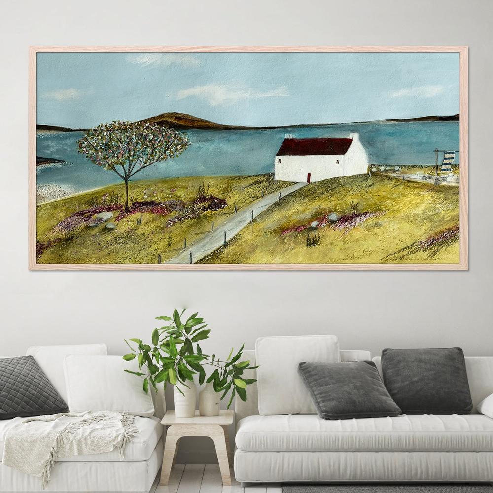 Lakeside View , Style A-by-Louise O'Hara-wall-art-print-canvas-poster-framed-Gioia