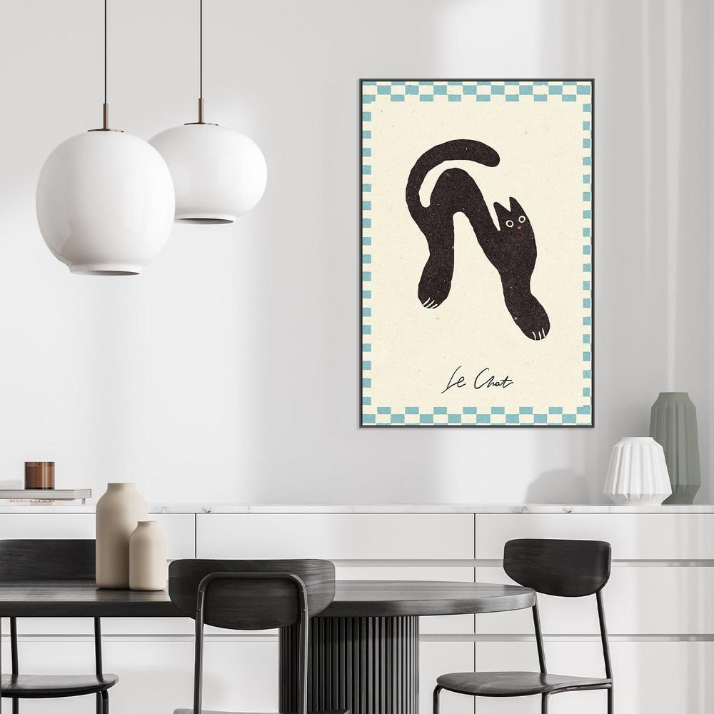Le Chat-by-NKTN-wall-art-print-canvas-poster-framed-Gioia