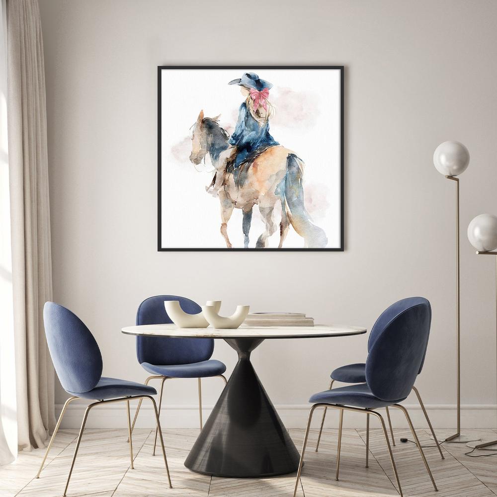 Little Cowgirl-by-Gioia Template-wall-art-print-canvas-poster-framed-Gioia