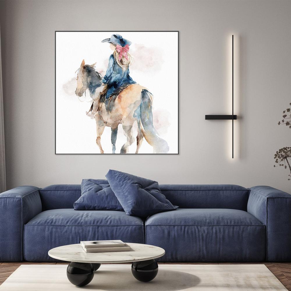 Little Cowgirl-by-Gioia Template-wall-art-print-canvas-poster-framed-Gioia