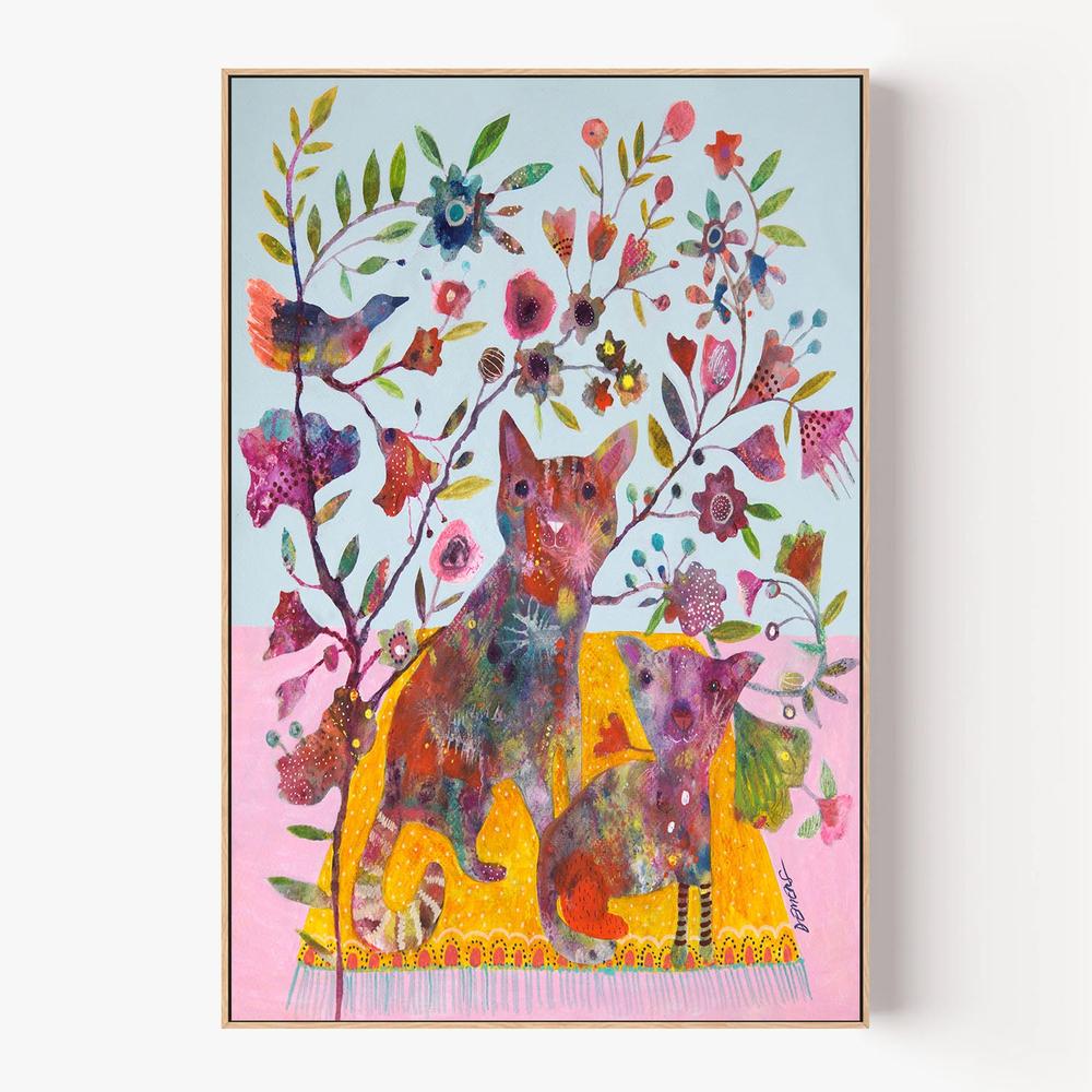 lola & lolo-by-Sylvie Demers-wall-art-print-canvas-poster-framed-Gioia