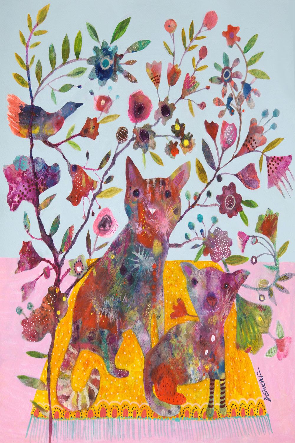 lola & lolo-by-Sylvie Demers-wall-art-print-canvas-poster-framed-Gioia
