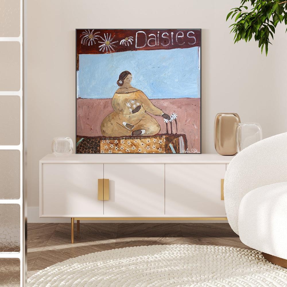 Lover of Daisies-by-Amanda Skye-wall-art-print-canvas-poster-framed-Gioia