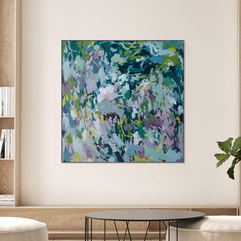 Lush Abstract Foliage-by-Edie-wall-art-print-canvas-poster-framed-Gioia