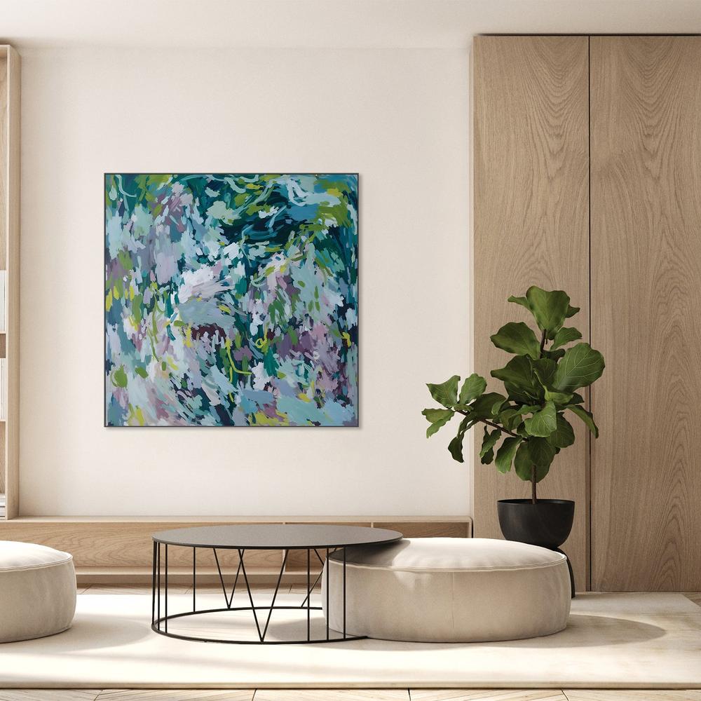 Lush Abstract Foliage-by-Edie-wall-art-print-canvas-poster-framed-Gioia