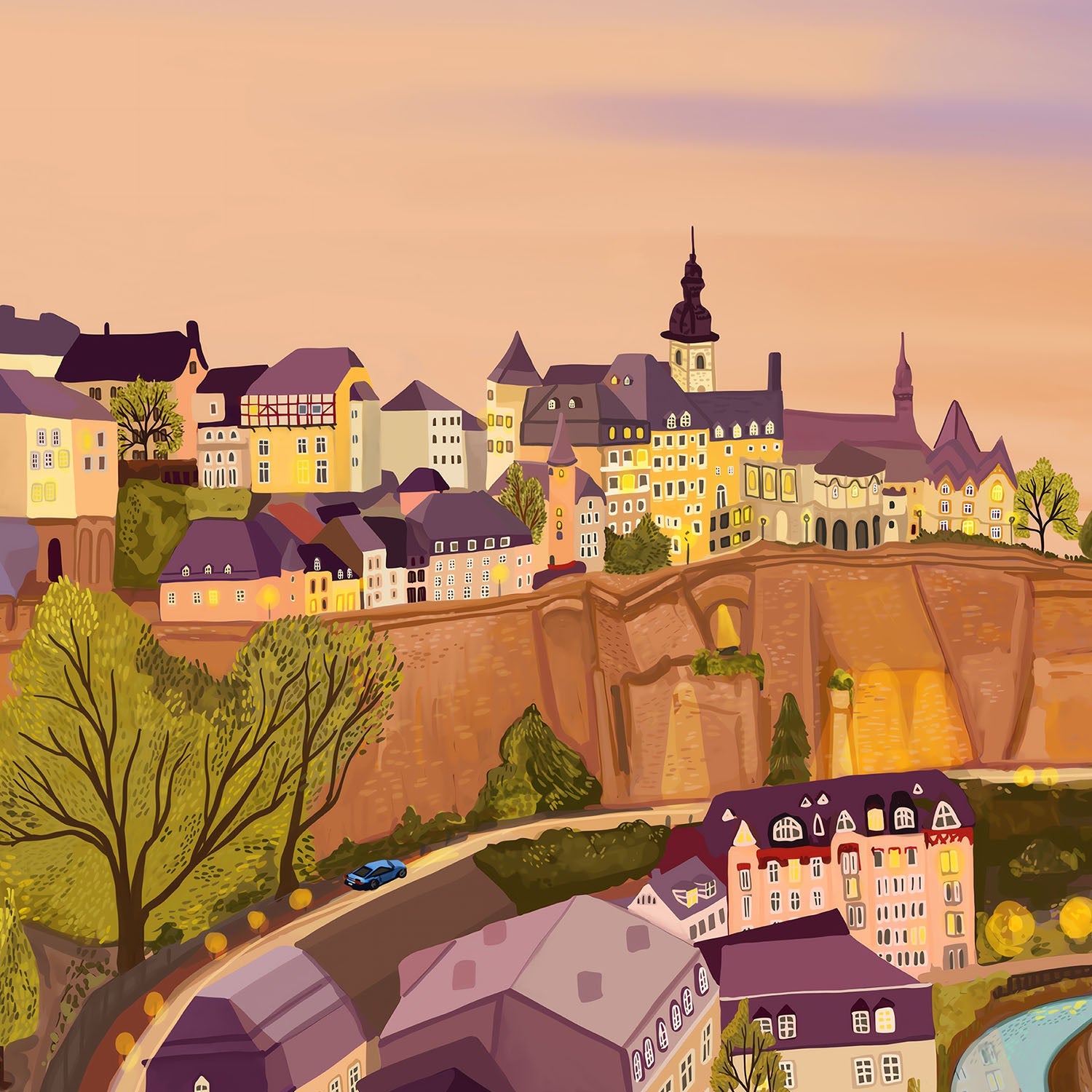 Luxembourg-by-Emma Forsberg-wall-art-print-canvas-poster-framed-Gioia