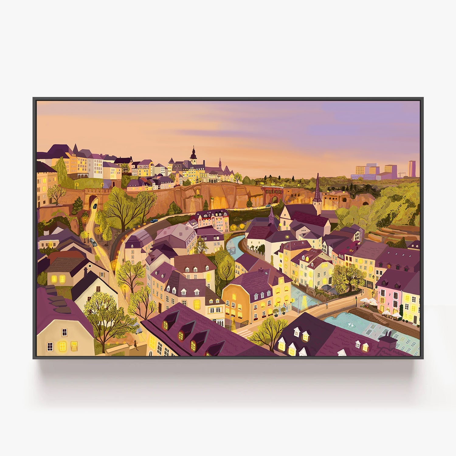 Luxembourg-by-Emma Forsberg-wall-art-print-canvas-poster-framed-Gioia