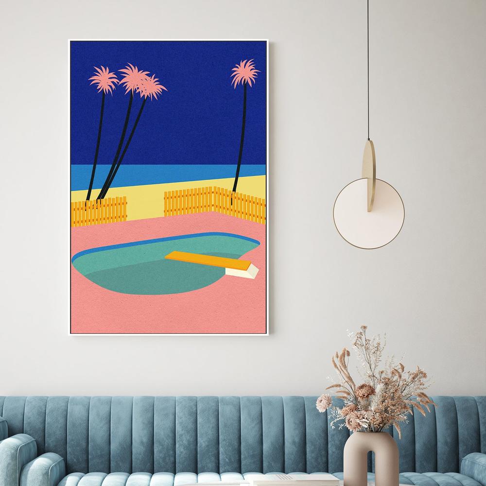 Malibu Beach-by-Rosi Feist-wall-art-print-canvas-poster-framed-Gioia