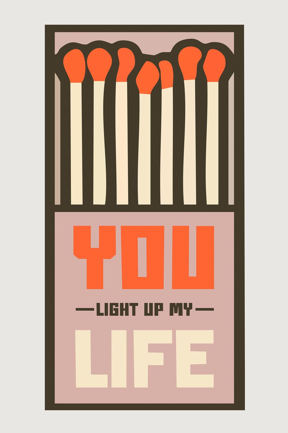 Matchbox Love Quote-by-Andreas Magnusson-wall-art-print-canvas-poster-framed-Gioia