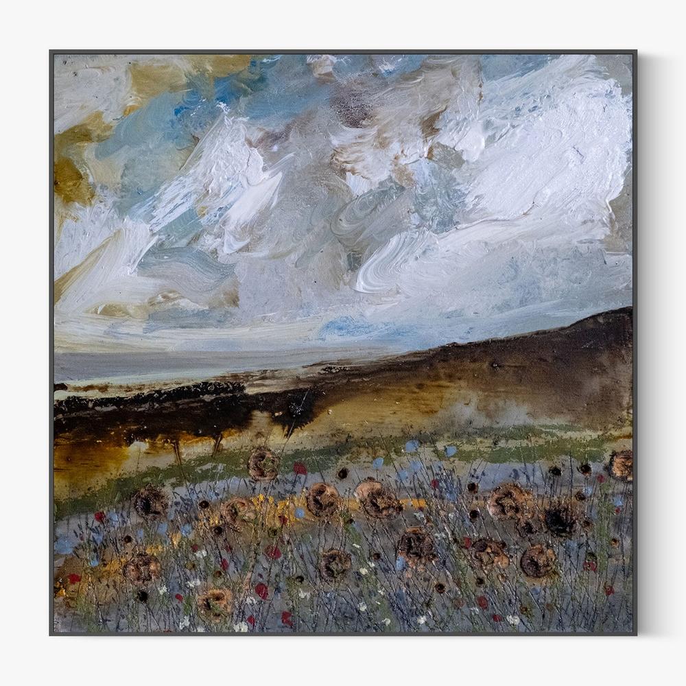 Meadow Storm, Style B-by-Louise O'Hara-wall-art-print-canvas-poster-framed-Gioia