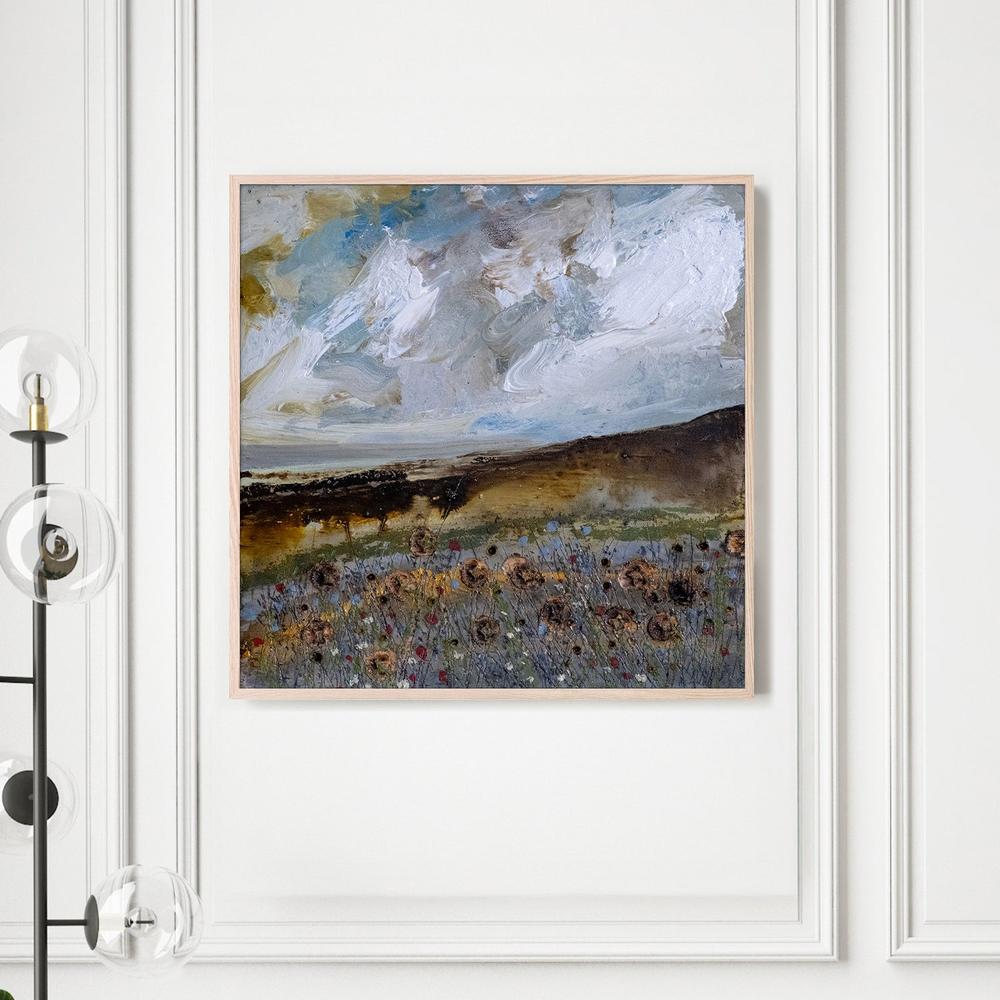 Meadow Storm, Style B-by-Louise O'Hara-wall-art-print-canvas-poster-framed-Gioia