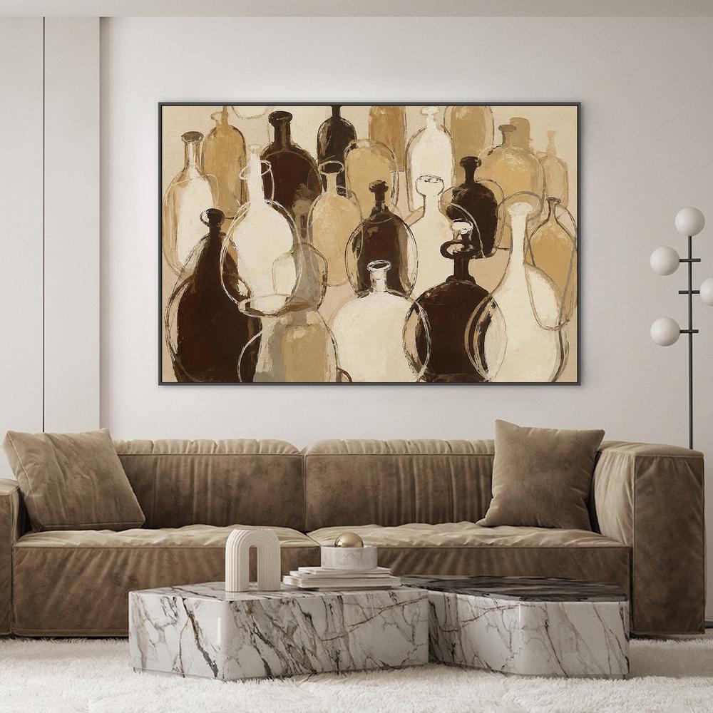 Merchant Bottles-by-Lady Hana-wall-art-print-canvas-poster-framed-Gioia