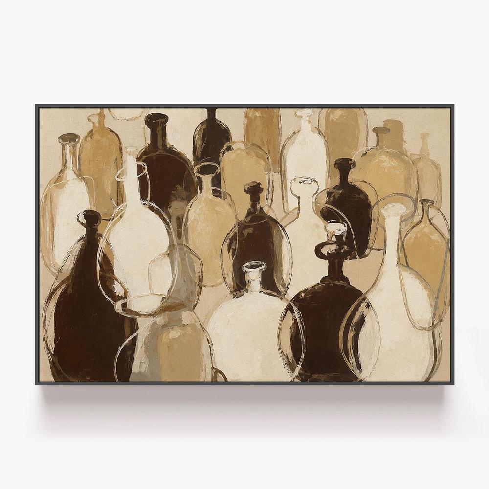 Merchant Bottles-by-Lady Hana-wall-art-print-canvas-poster-framed-Gioia