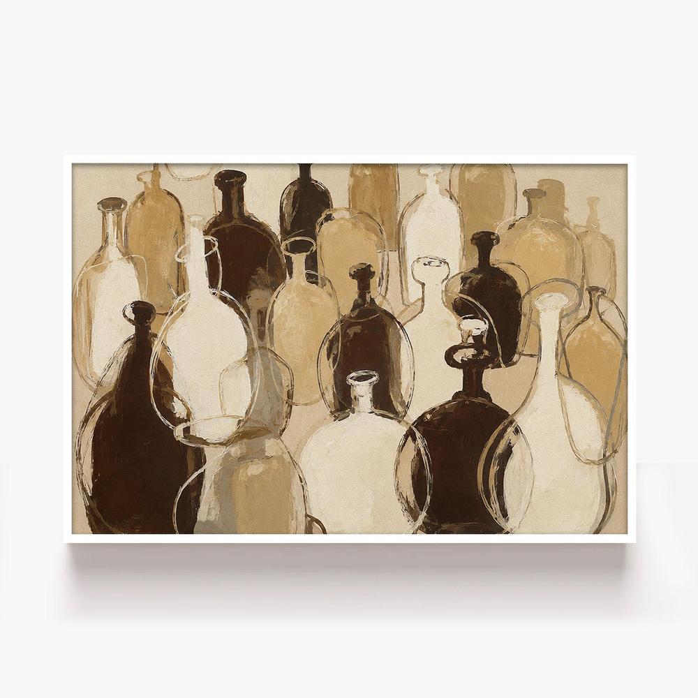 Merchant Bottles-by-Lady Hana-wall-art-print-canvas-poster-framed-Gioia