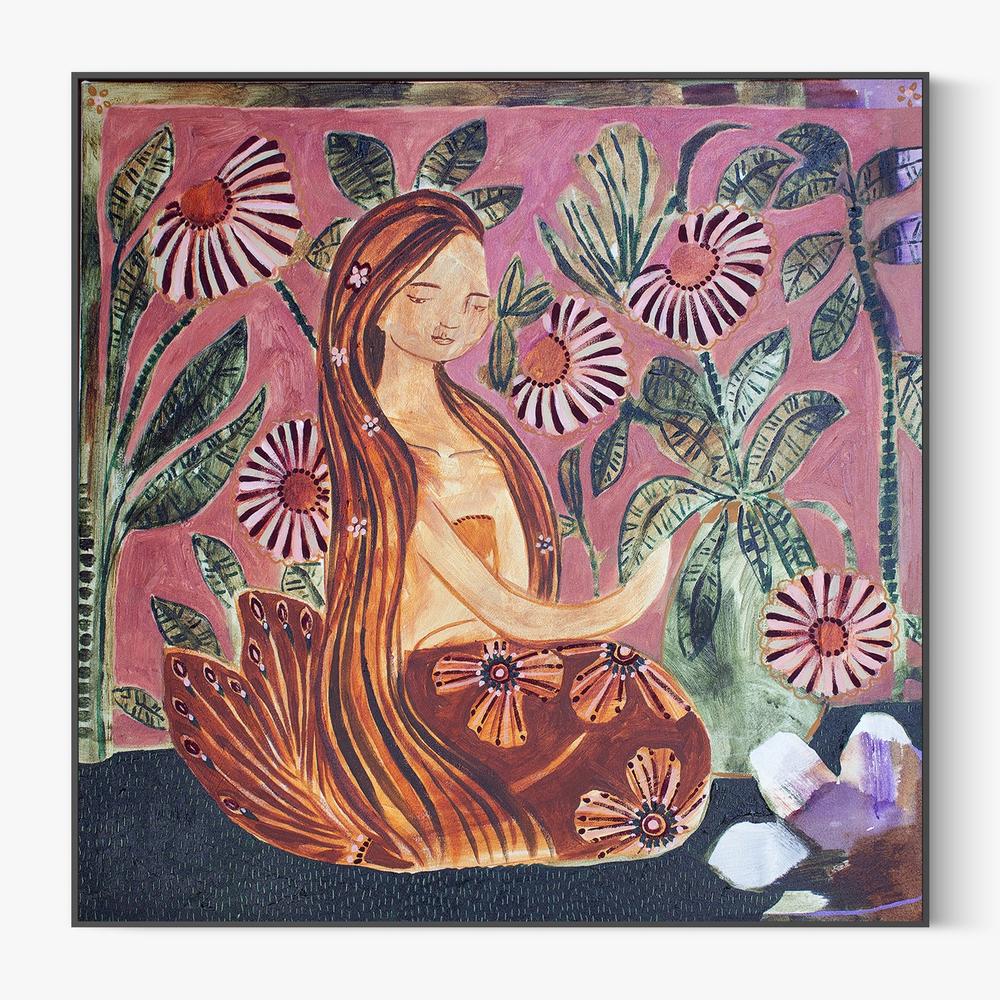 Mermaid-by-Amanda Skye-wall-art-print-canvas-poster-framed-Gioia