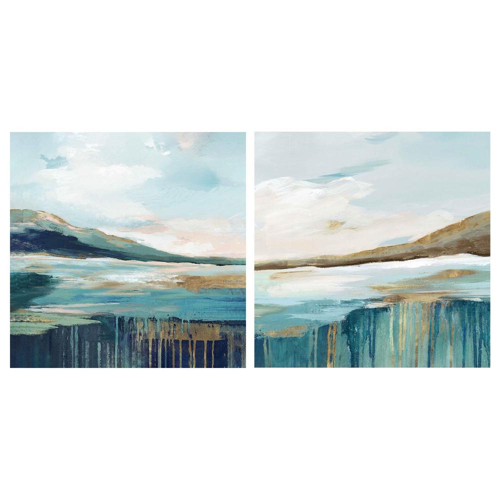 Mermaid’s Kingdom, Style A & B, Set Of 2-by-Lera-wall-art-print-canvas-poster-framed-Gioia