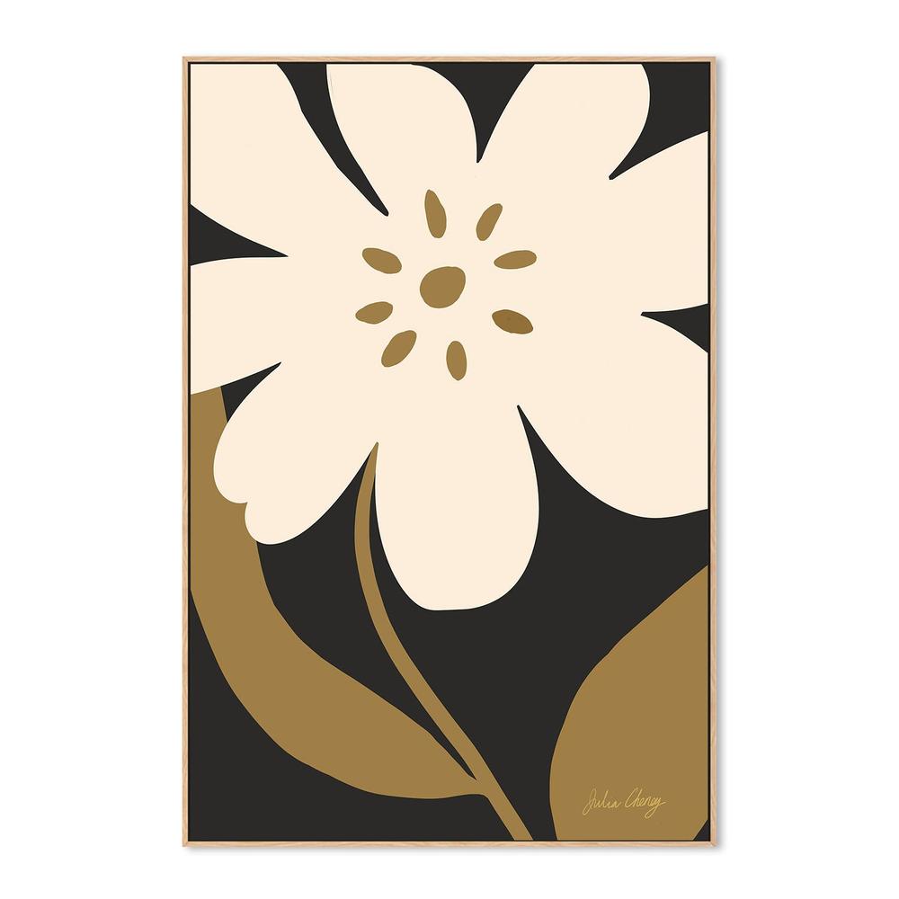 Minimalist Cream Bloom-by-Julia Cheney-wall-art-print-canvas-poster-framed-Gioia