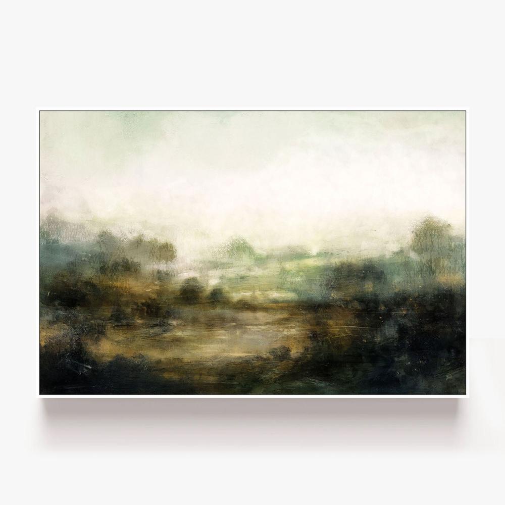 Mist Over Time-by-Nina Blue-wall-art-print-canvas-poster-framed-Gioia