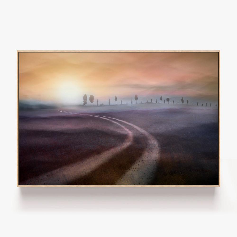 Misty Country Road-by-Christina Sillen-wall-art-print-canvas-poster-framed-Gioia