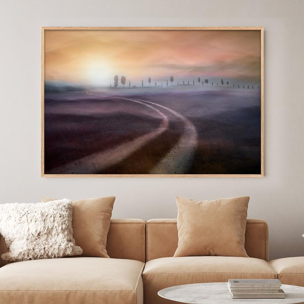 Misty Country Road-by-Christina Sillen-wall-art-print-canvas-poster-framed-Gioia