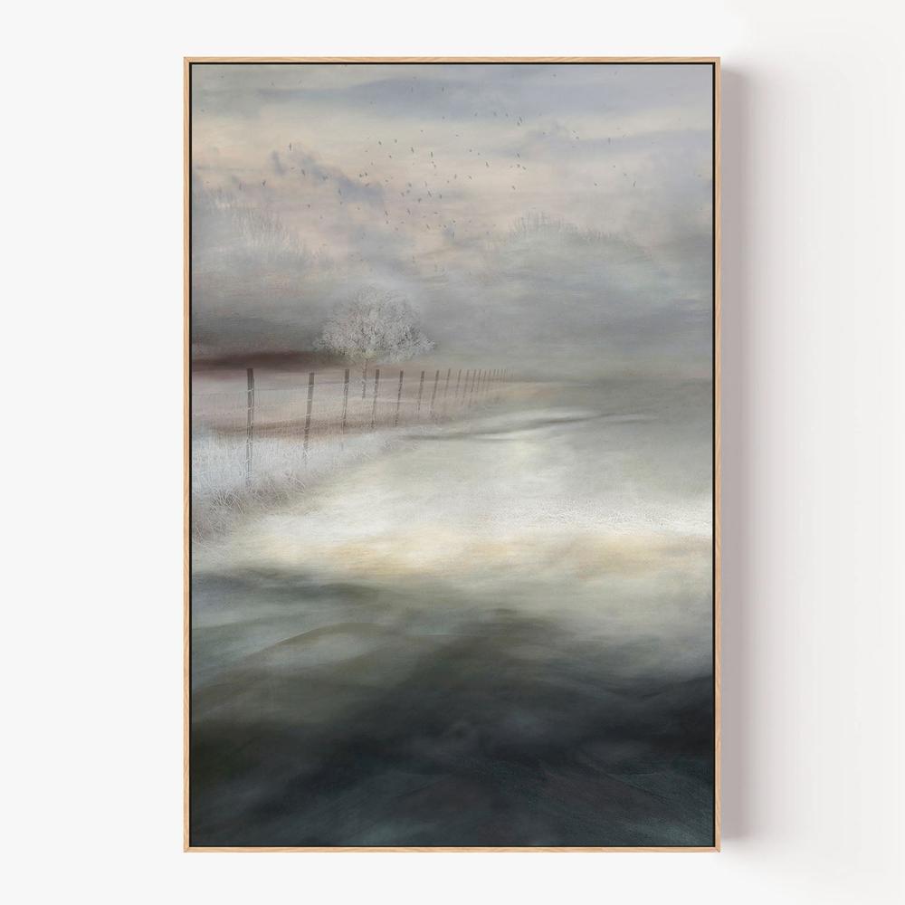 Misty Winter Landscape-by-Christina Sillen-wall-art-print-canvas-poster-framed-Gioia