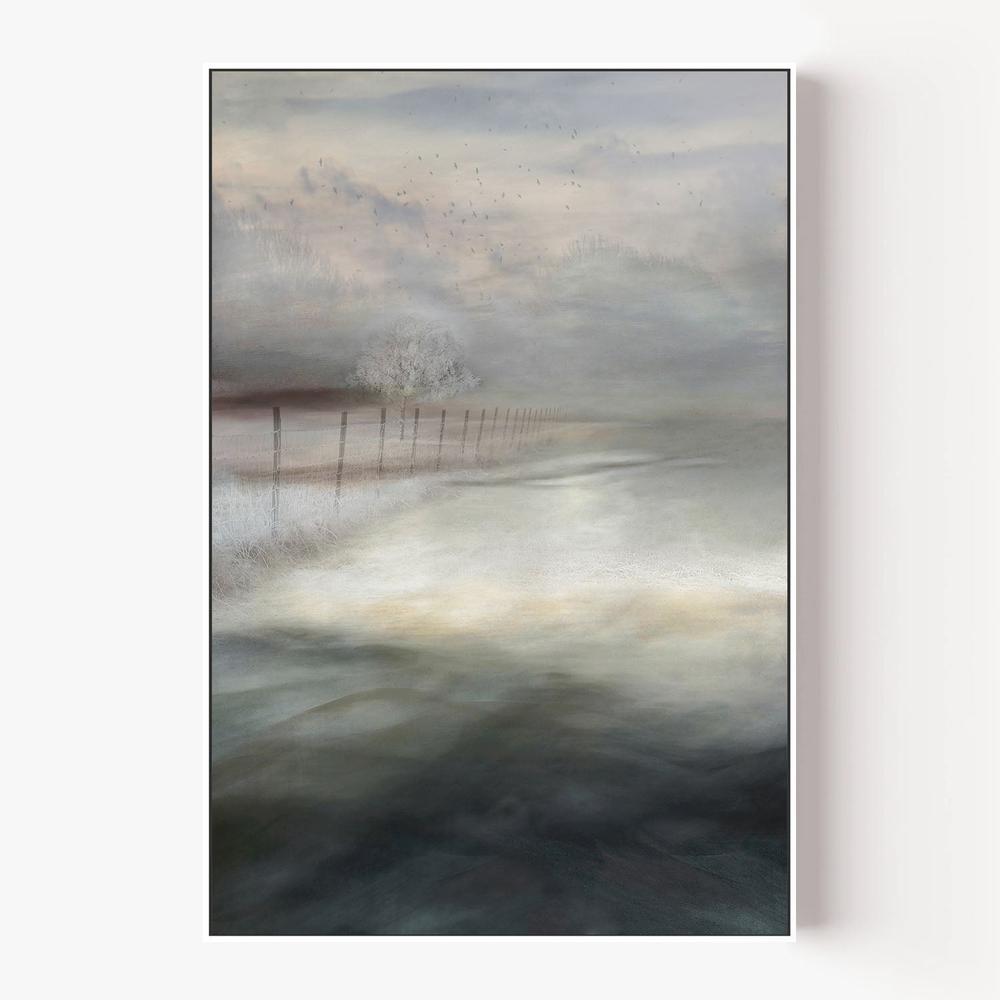 Misty Winter Landscape-by-Christina Sillen-wall-art-print-canvas-poster-framed-Gioia