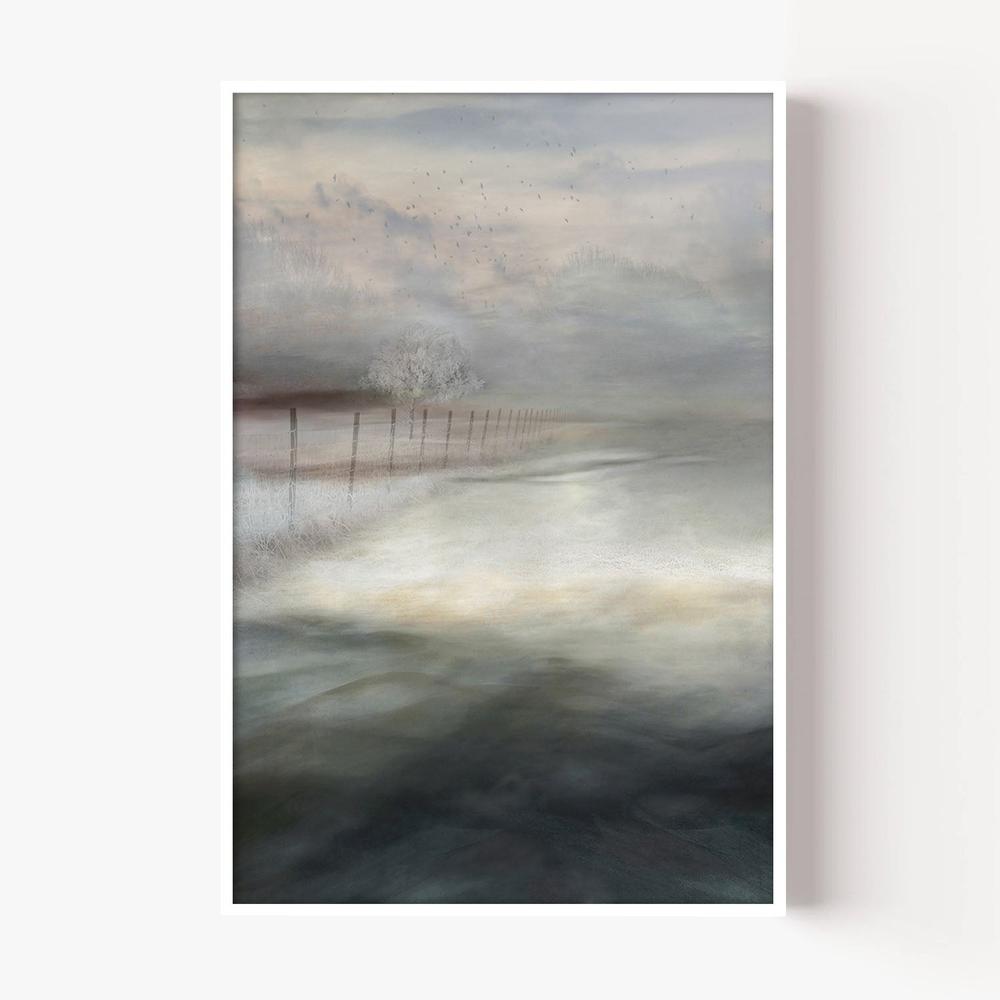 Misty Winter Landscape-by-Christina Sillen-wall-art-print-canvas-poster-framed-Gioia