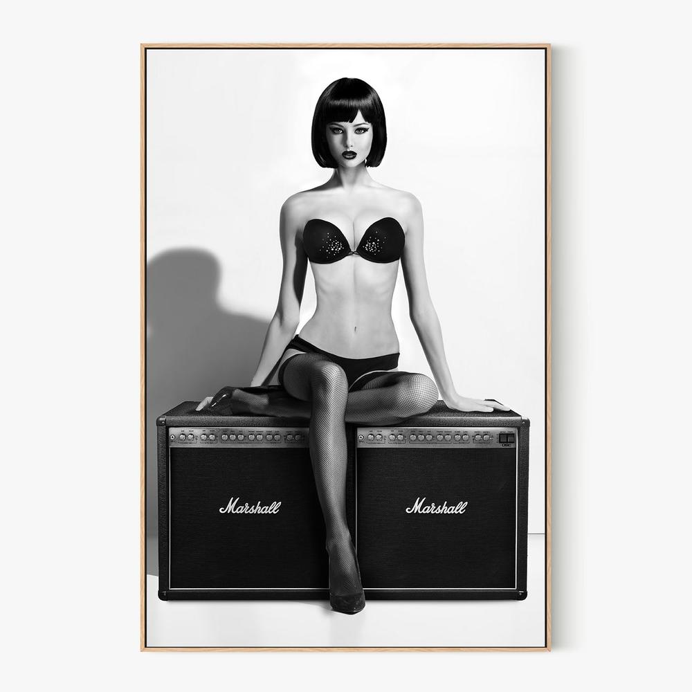 Monochrome Studio Glamour-by-David Drake-wall-art-print-canvas-poster-framed-Gioia