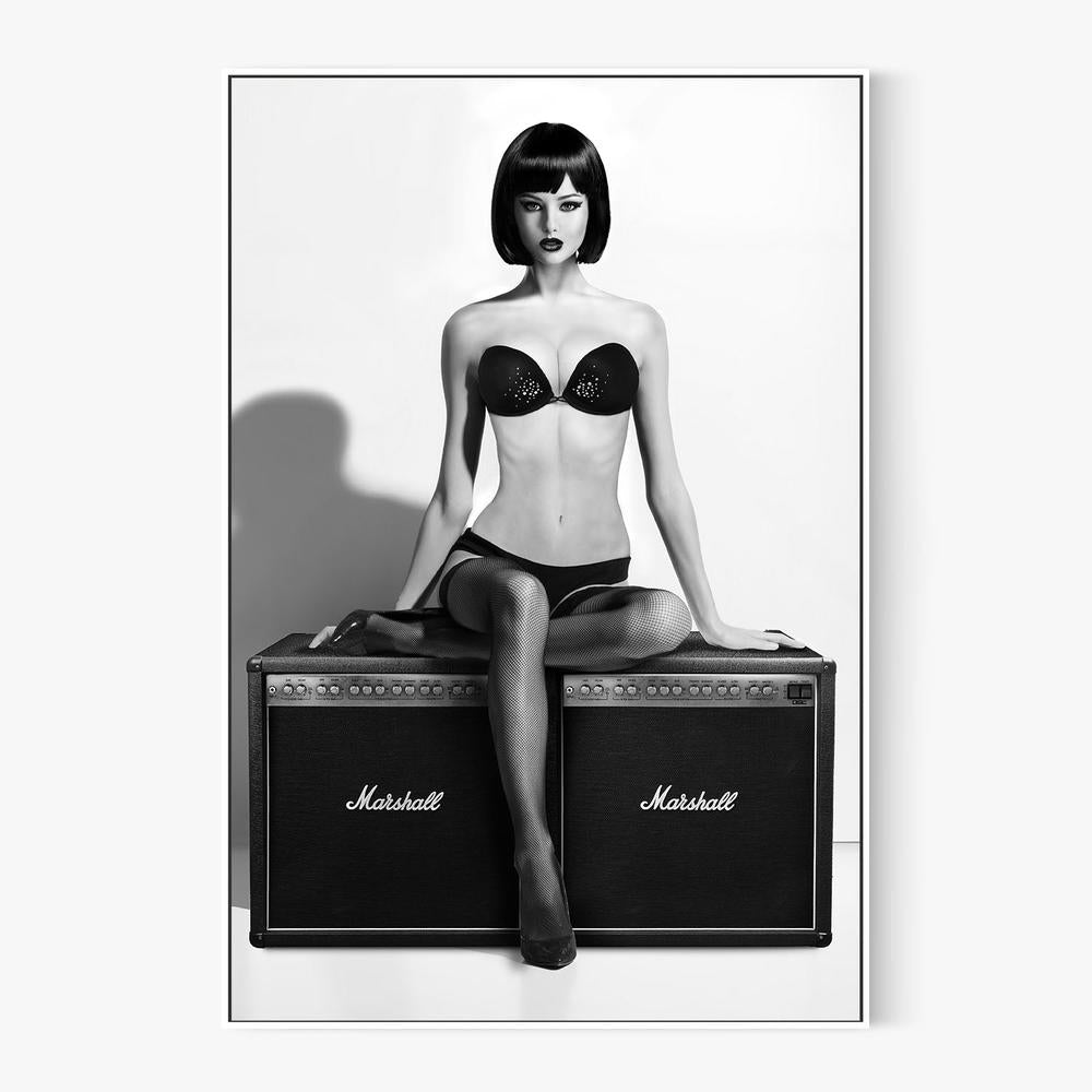 Monochrome Studio Glamour-by-David Drake-wall-art-print-canvas-poster-framed-Gioia