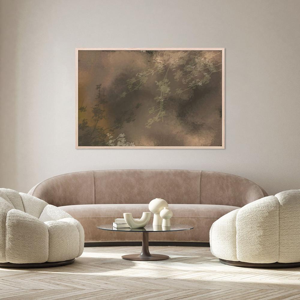 Moody dark brown rustic landscape-by-Josie George-wall-art-print-canvas-poster-framed-Gioia
