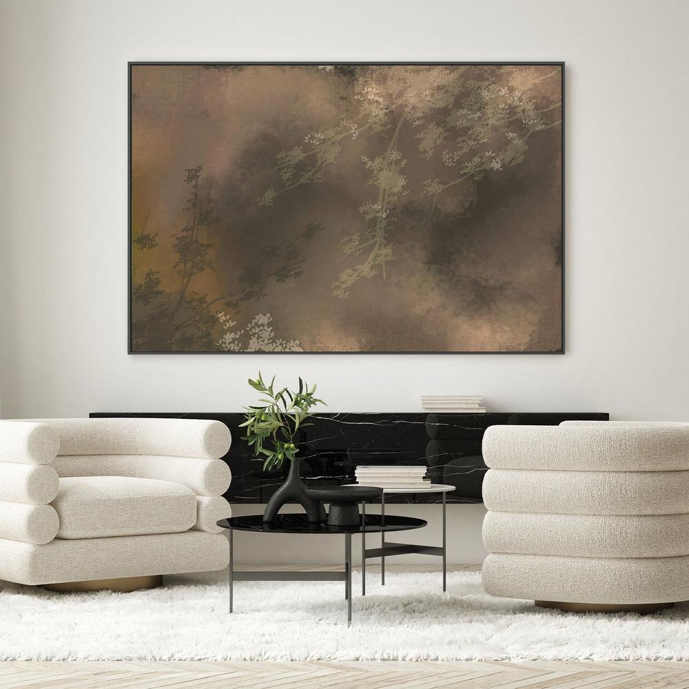 Moody dark brown rustic landscape-by-Josie George-wall-art-print-canvas-poster-framed-Gioia