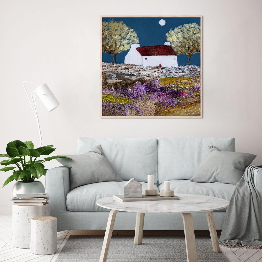 Moonlight in the trees, Style A-by-Louise O'Hara-wall-art-print-canvas-poster-framed-Gioia