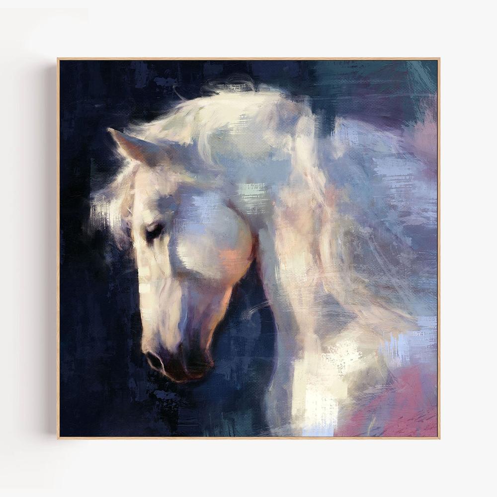 Moonlit Stallion, Style B-by-Gioia Template-wall-art-print-canvas-poster-framed-Gioia