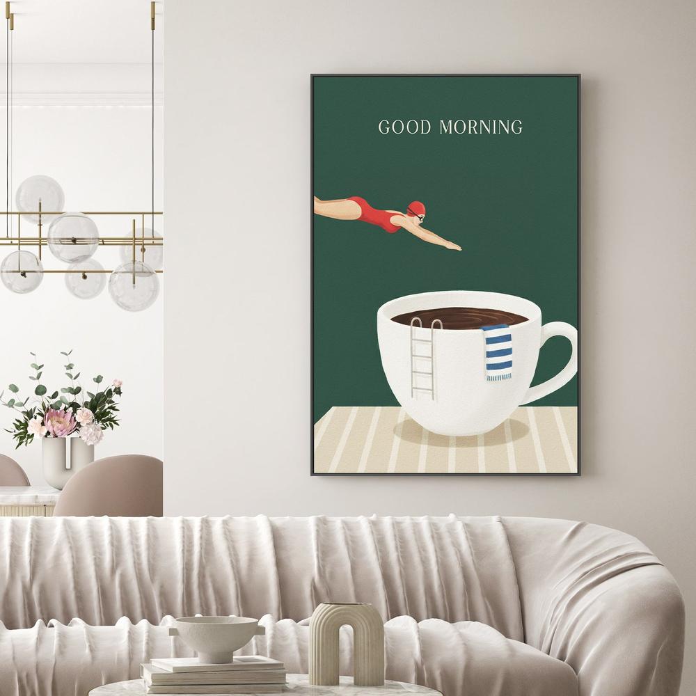 Morning Coffee Dive-by-Andreas Magnusson-wall-art-print-canvas-poster-framed-Gioia