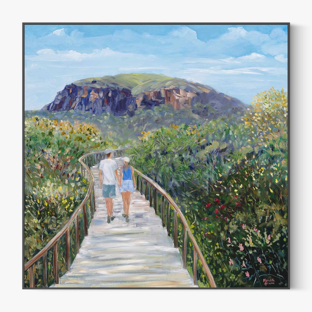 Mount Coolum-by-Meredith Howse-wall-art-print-canvas-poster-framed-Gioia