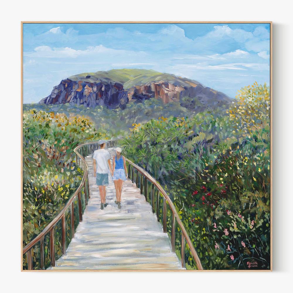 Mount Coolum-by-Meredith Howse-wall-art-print-canvas-poster-framed-Gioia