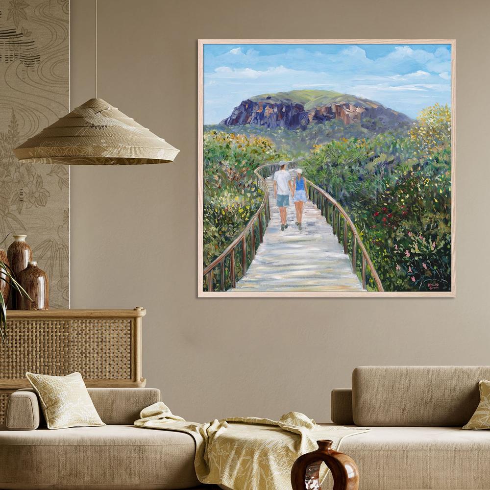 Mount Coolum-by-Meredith Howse-wall-art-print-canvas-poster-framed-Gioia