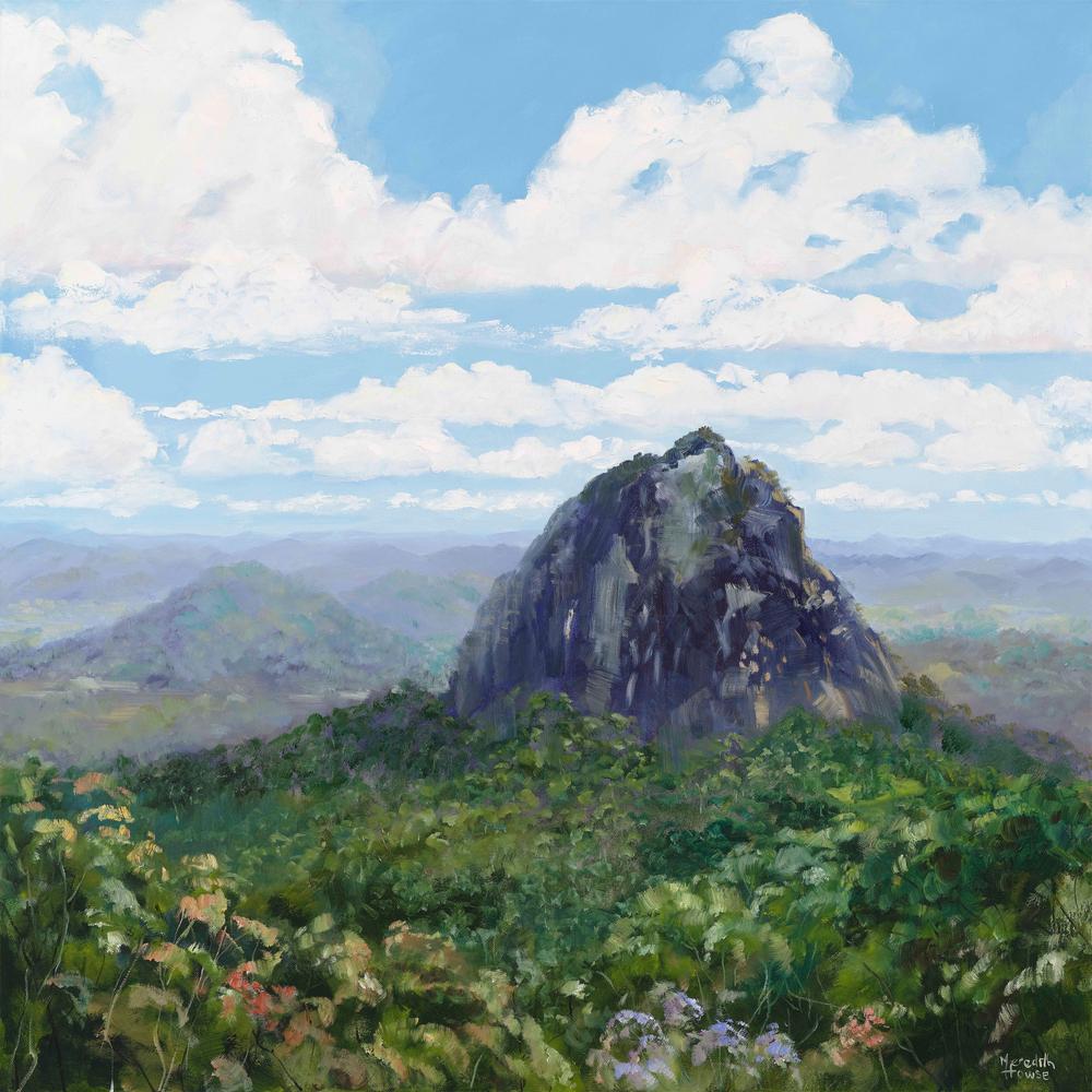 Mount Tibrogargan-by-Meredith Howse-wall-art-print-canvas-poster-framed-Gioia