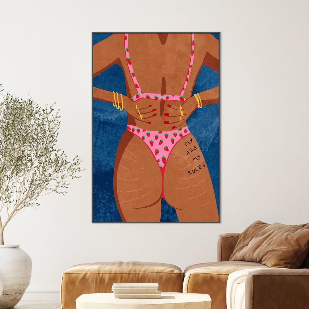 My ass my rules-by-Raissa Oltmanns-wall-art-print-canvas-poster-framed-Gioia