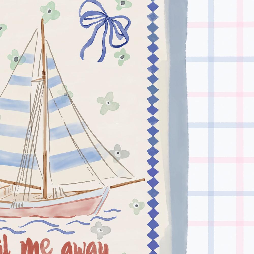 Nautical Matchbox Sailboat-by-Radhika Modi-wall-art-print-canvas-poster-framed-Gioia